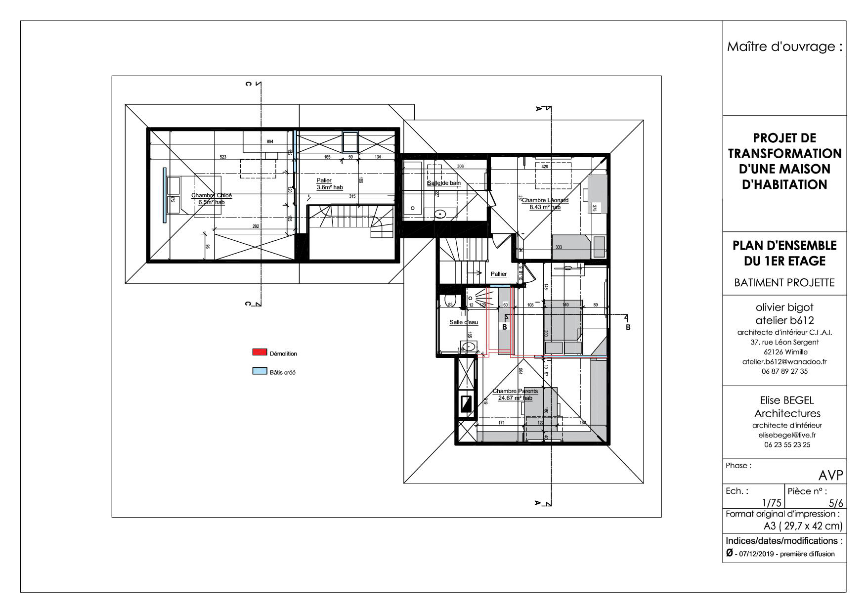 Image principale d'un projet d'Élise BEGEL Architectures